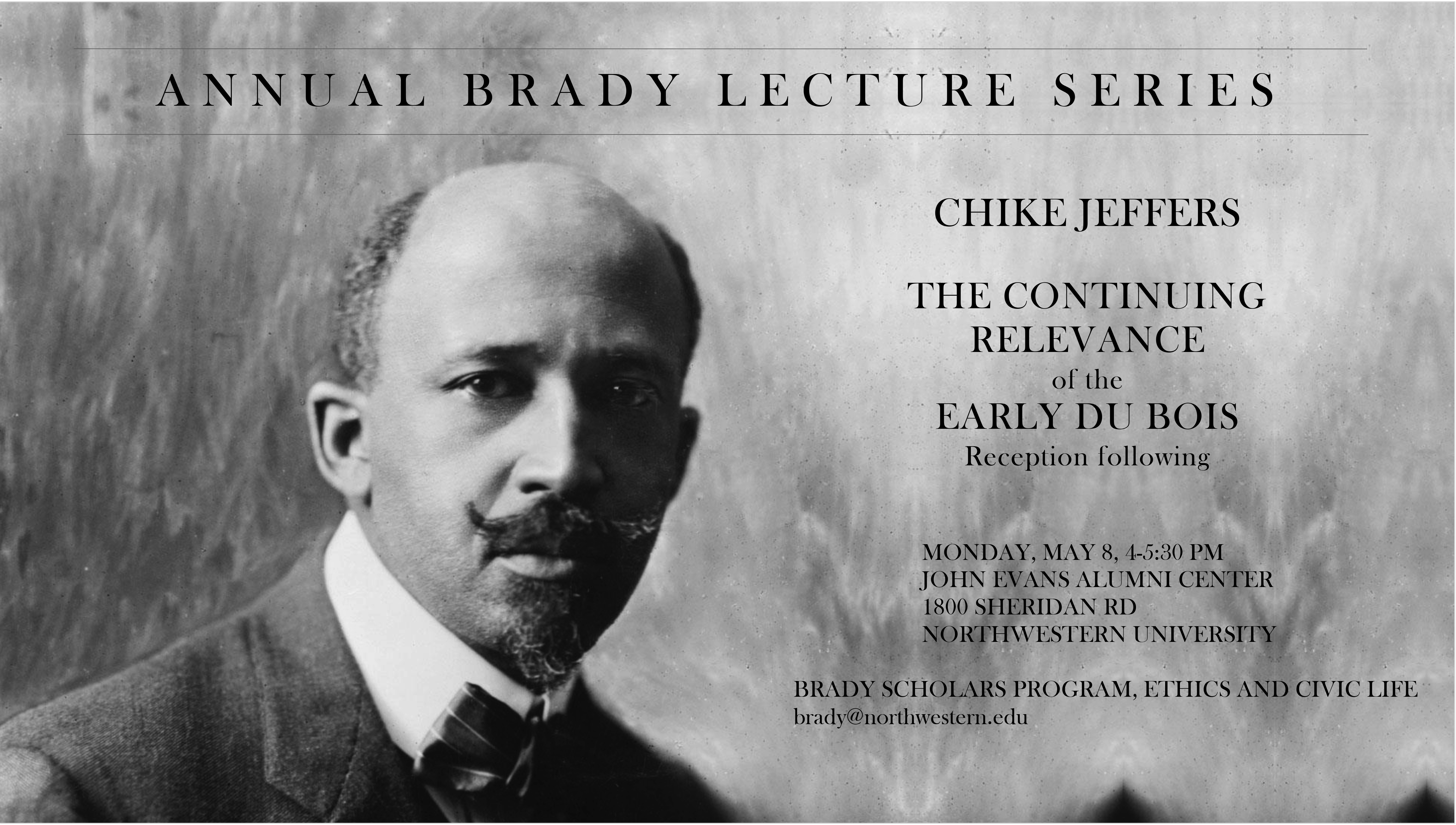 flyer for chike jeffers lecture